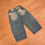 Badged Denim Pants - Image 2